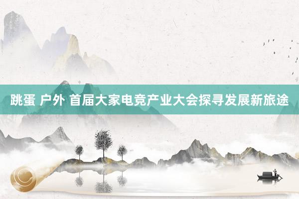 跳蛋 户外 首届大家电竞产业大会探寻发展新旅途