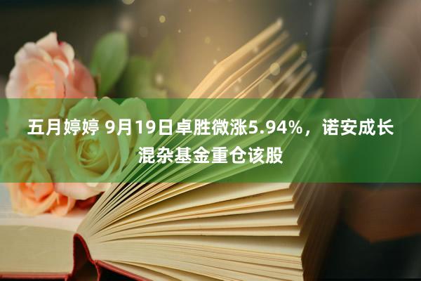 五月婷婷 9月19日卓胜微涨5.94%，诺安成长混杂基金重仓该股