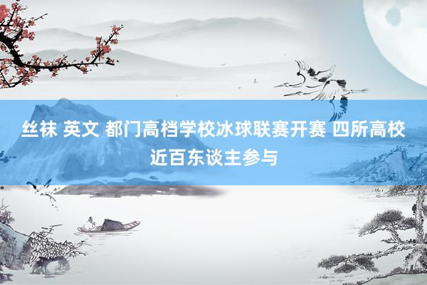 丝袜 英文 都门高档学校冰球联赛开赛 四所高校近百东谈主参与