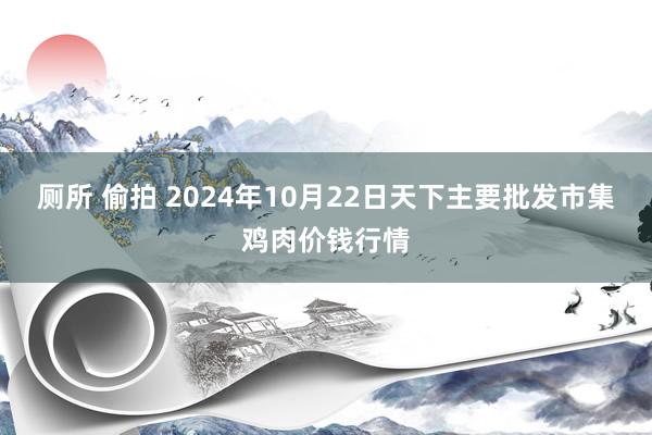 厕所 偷拍 2024年10月22日天下主要批发市集鸡肉价钱行情