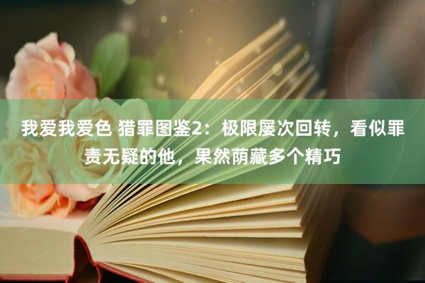 我爱我爱色 猎罪图鉴2：极限屡次回转，看似罪责无疑的他，果然荫藏多个精巧