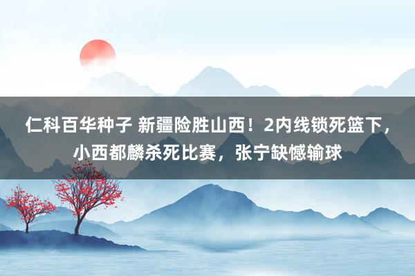 仁科百华种子 新疆险胜山西！2内线锁死篮下，小西都麟杀死比赛，张宁缺憾输球