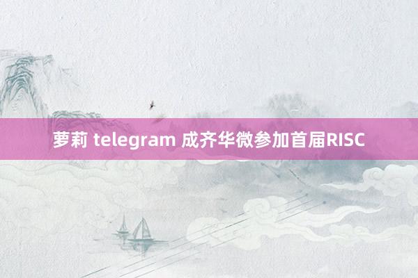 萝莉 telegram 成齐华微参加首届RISC