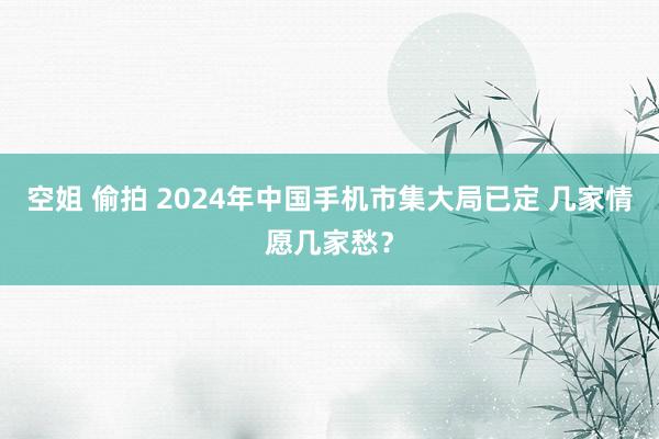 空姐 偷拍 2024年中国手机市集大局已定 几家情愿几家愁？