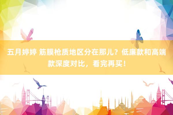 五月婷婷 筋膜枪质地区分在那儿？低廉款和高端款深度对比，看完再买！