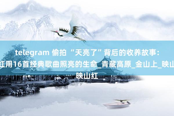 telegram 偷拍 “天亮了”背后的收养故事：韩红用16首经典歌曲照亮的生命_青藏高原_金山上_映山红
